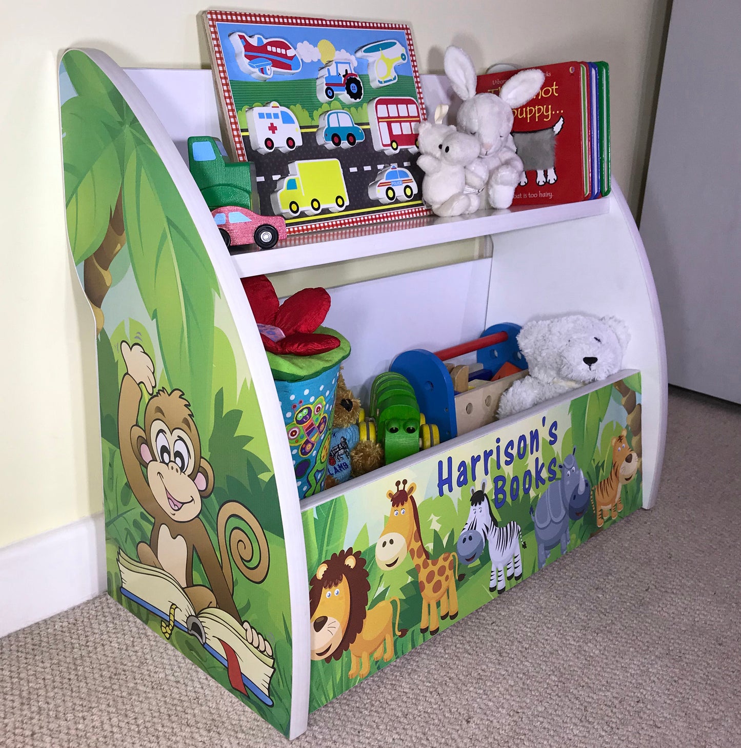 Colour Jungle Toys Organiser Named and Fully Assembled