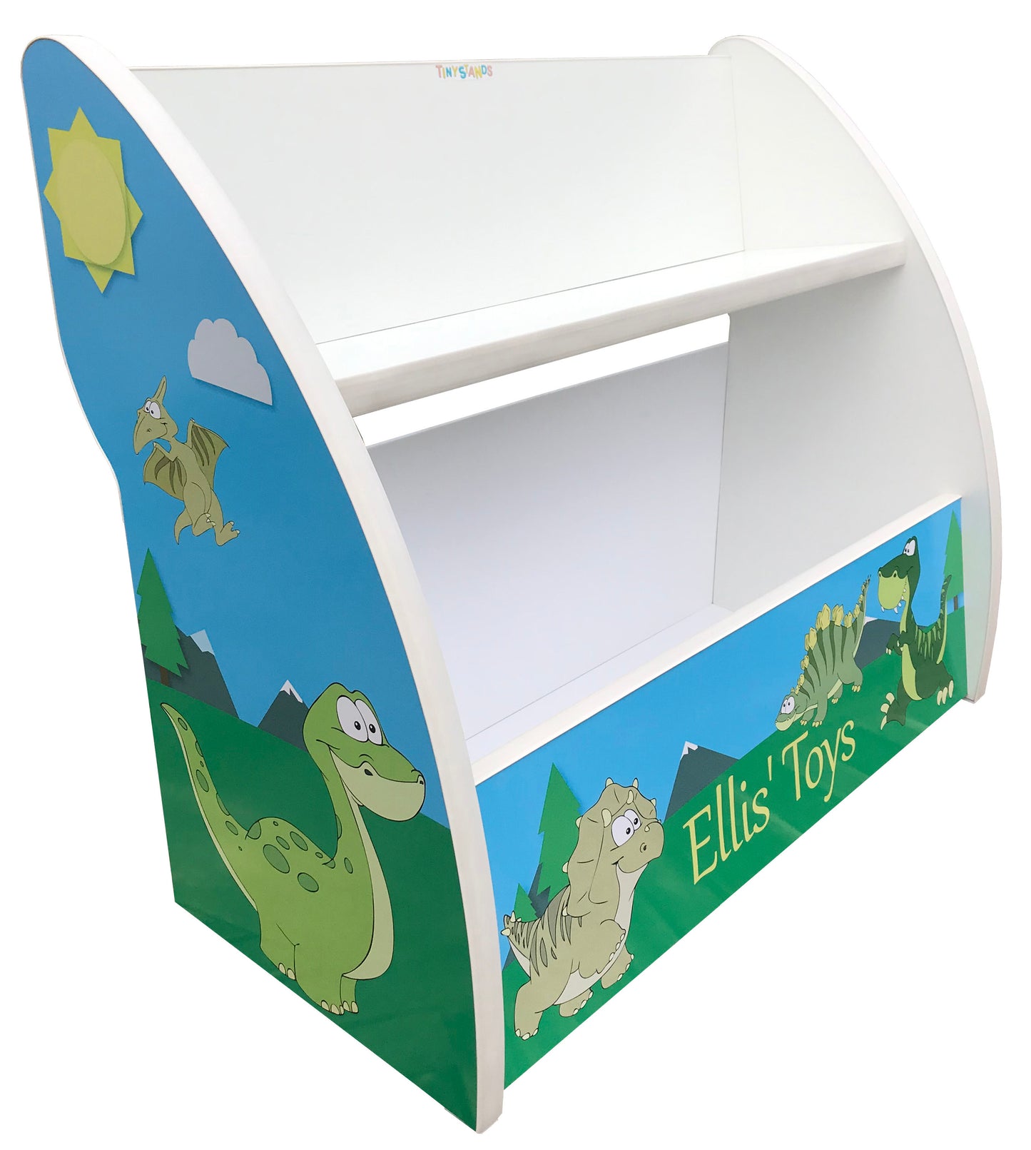 Dinosaurs (colour) Toys Organiser Personalised and Fully Assembled
