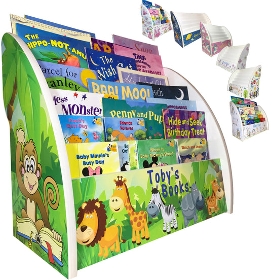 jungle bookcase, jungle bookshelf, jungle books storage, jungle animals furniture, jungle animals book case