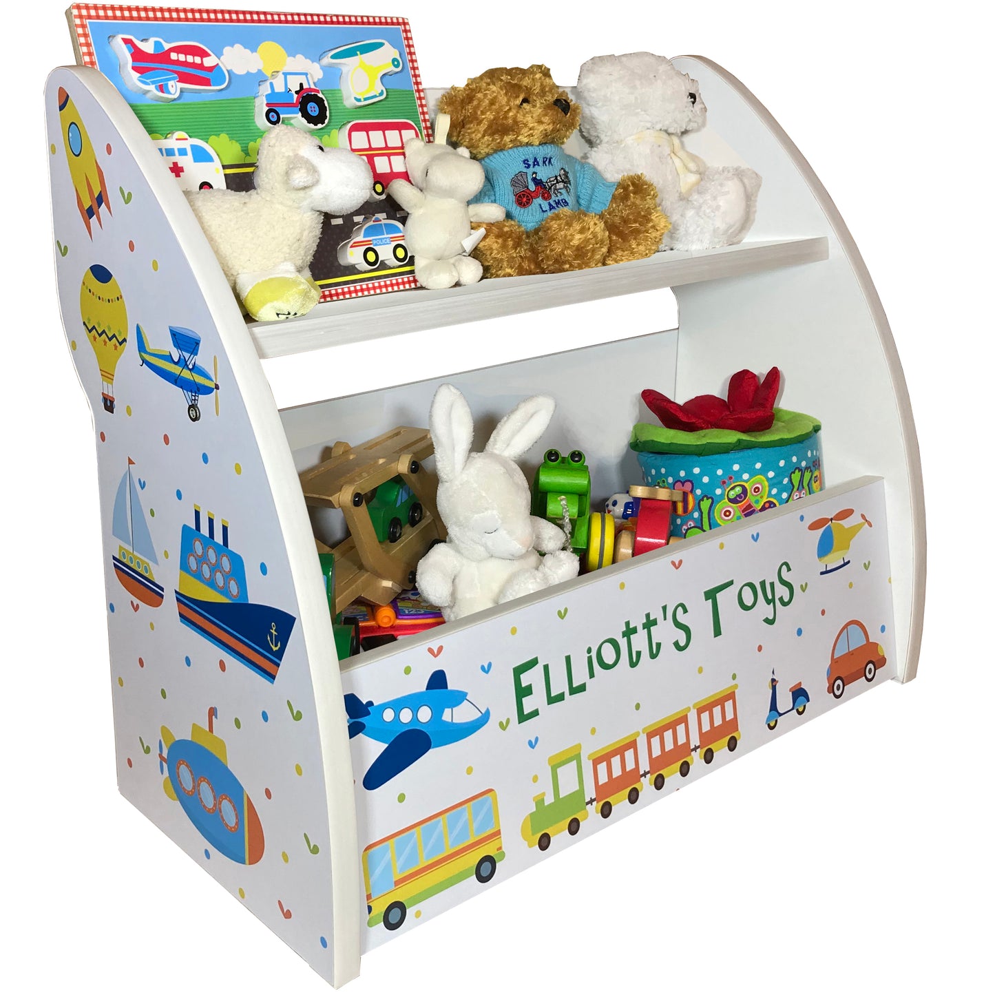 Transport Toys Organiser for Boys comes Fully Assembled