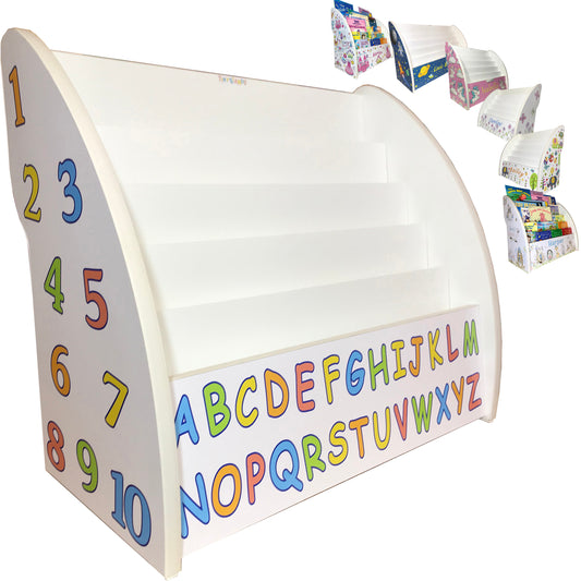 Numbers and Letters Alphabet Bookcase