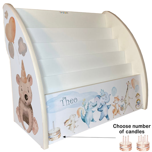 birthday bookcase for kids, personalised birthday kids furniture, special birthday gift for kids