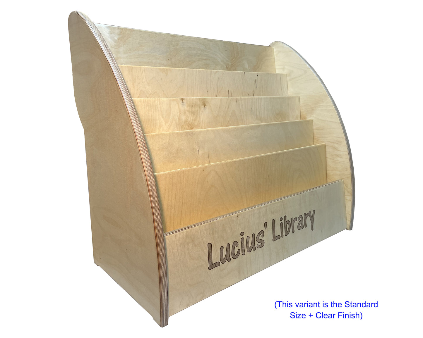 Montessori Bookcase Personalised & Handmade in UK, Fully Assembled, Lifetime Guarantee