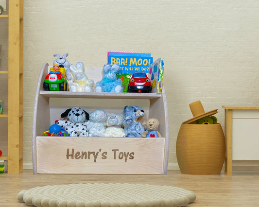Montessori Birch Plywood Toys Stand Personalised