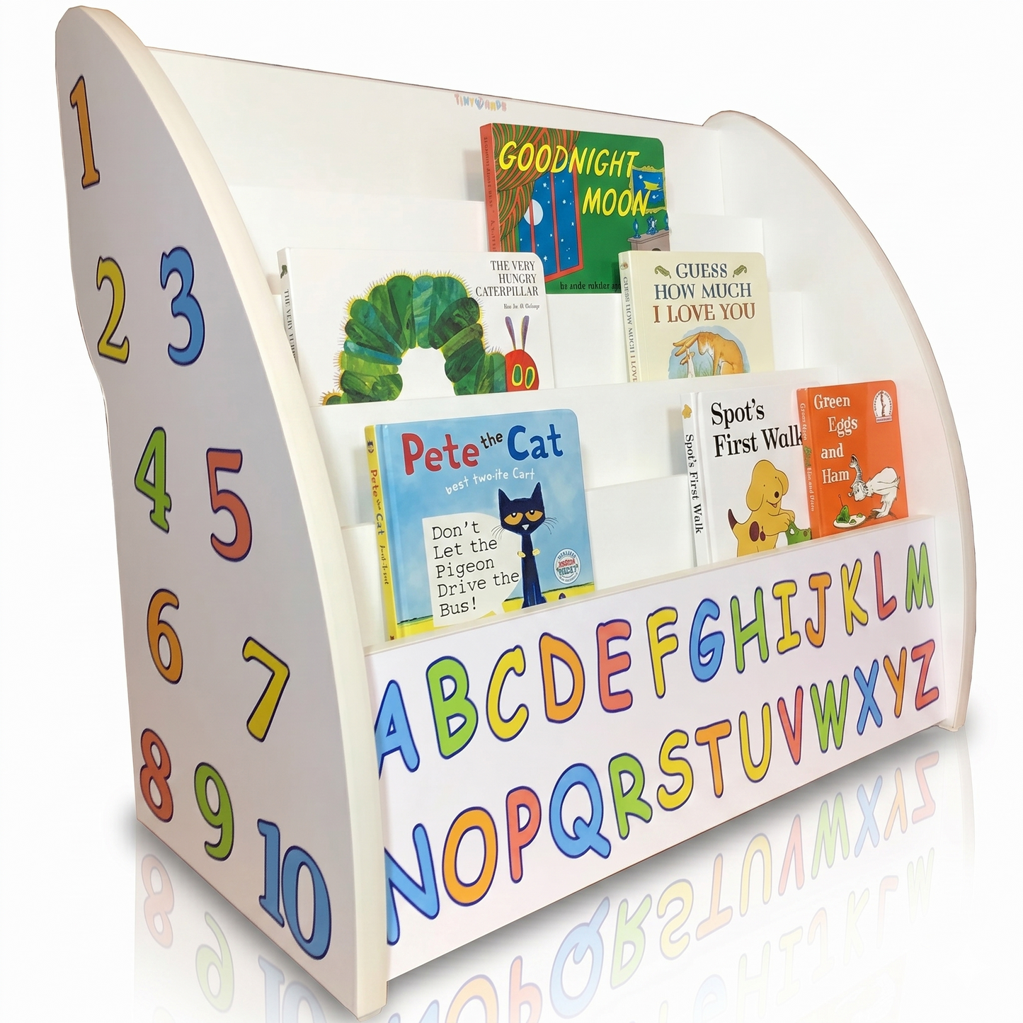 Numbers and Letters Alphabet Bookcase Fully Assembled