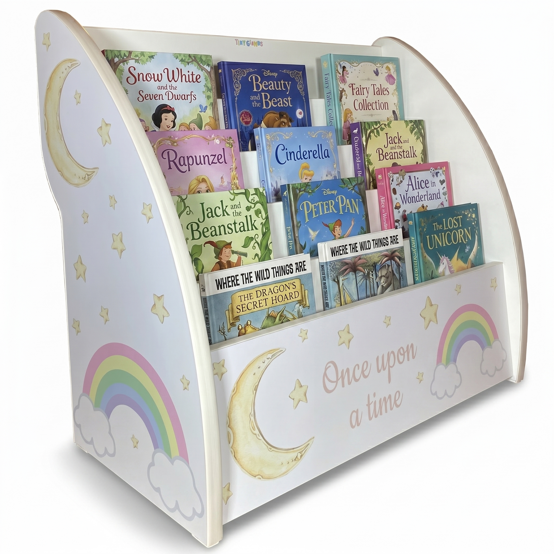rainbow baby bookshelf