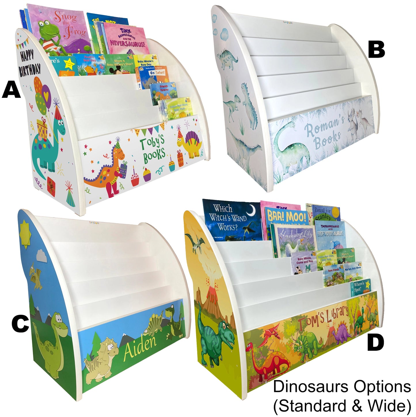 dinosaur bookshelf, dinosaur bookcase, dinosaur books storage