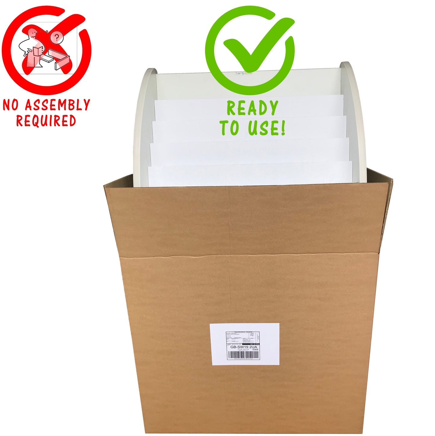 Reading Animals Themed Personalised Kids Book Storage