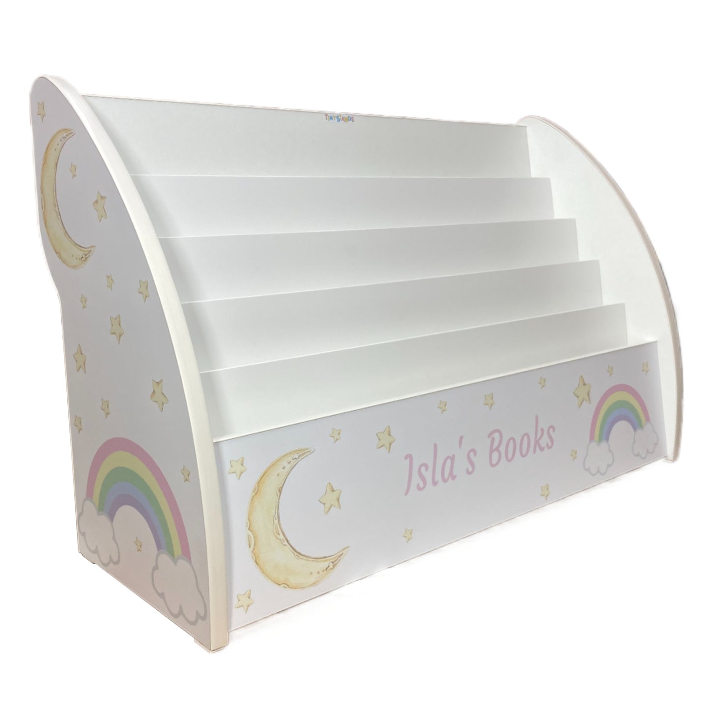 Girls Rainbow Bookcase | Handmade in UK | Comes Fully Assembled