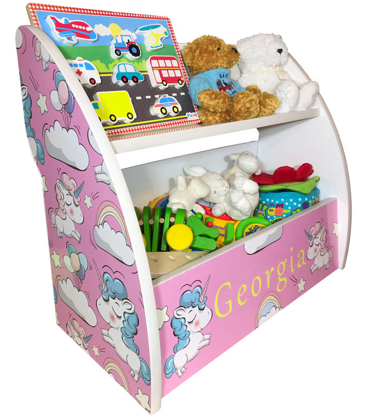 Pink Unicorns Toys Stand Named and Fully Assembled