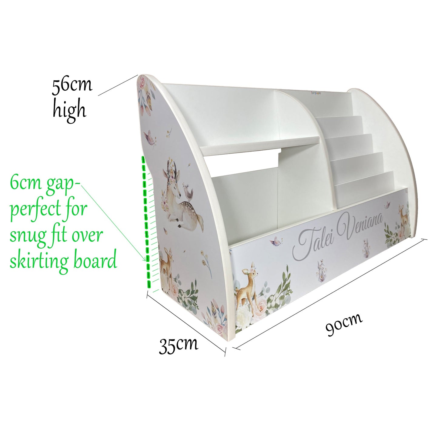 Transport Books and Toys Nursery Organiser Named and Fully Assembled