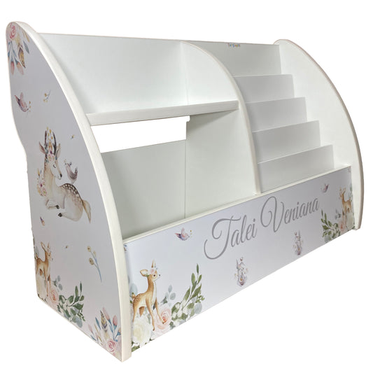 Deers Books and Toys Stand Personalised and Fully Assembled