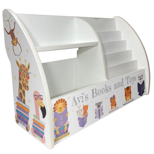 Readers Books and Toys Stand Named and Fully Assembled